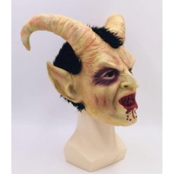 Lucifer avec des cornes - Masque d'Halloween en latex