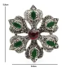 Große Acrylblume - Vintage Brosche