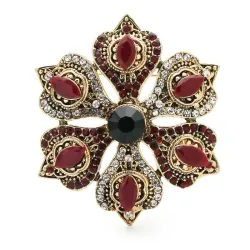 Grande fiore acrilico - spilla vintage