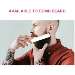 Mini piastra per capelli - pettine per barba