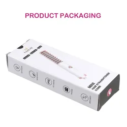 Mini piastra per capelli - pettine per barba