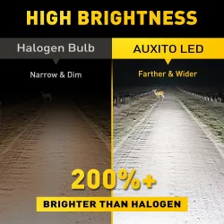 Farol do carro - lâmpada LED - H4 9003