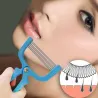 Ręczna depilacja twarzy - depilator nitkowy - wałekDepilacja