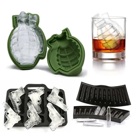 Ismaskin - mold - kuler / pistoler / granater