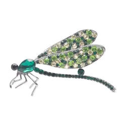 Krystal guldsmede - broche