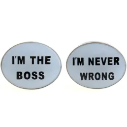 Gemelos"Yo soy el jefe" / Nunca me equivoco" - gemelos de plata
