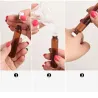 Flacone vuoto per profumo - vetro ambrato - con roller - 5 pezzi