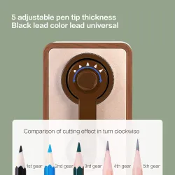 Taille-crayon manuel - épaisseur réglable