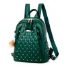 MochilasMochila de piel - con tachuelas decorativas - gran capacidad