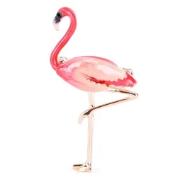 broche de flamingo