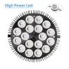 Lampe horticole - Lampe UV - Ampoule LED - 36W - E26/E27