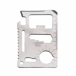 11 in 1 multifunction survival knife - credit card shapeSurvival tools