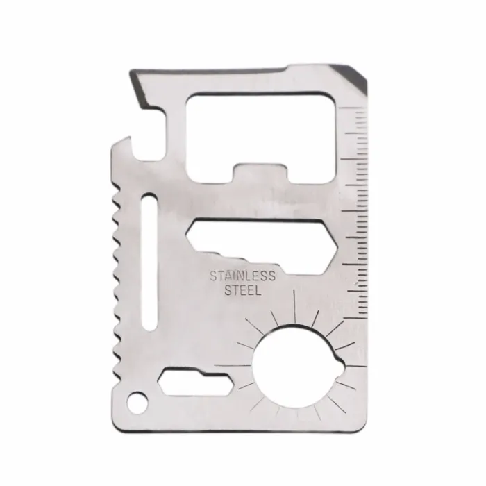 11 in 1 multifunction survival knife - credit card shapeSurvival tools