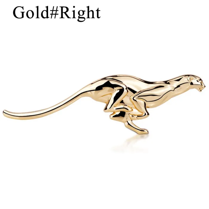 Metall Leopard - Emblem - Autoaufkleber
