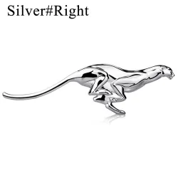 Metallleopard - emblem - bilklistermärke