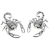 Scorpion en métal - emblème - autocollant de voiture
