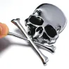 Metal skull / bones - emblem - car stickerStickers