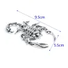 Silver scorpion - metal emblem - car stickerStickers