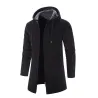 ChaquetasElegante suéter cálido - suéter largo con capucha