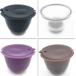 Capsule caffè in plastica - ricaricabili - per Dolce Gusto - 3 pezzi