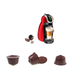 Cápsulas de café de plástico - recarregáveis - para Dolce Gusto - 3 unidades