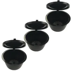 Plastkaffekapsler - etterfyllbare - for Dolce Gusto - 3 stk