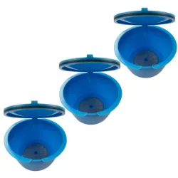 Capsule caffè in plastica - ricaricabili - per Dolce Gusto - 3 pezzi