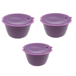 Cápsulas de café de plástico - recarregáveis - para Dolce Gusto - 3 unidades