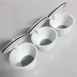 Capsule caffè in plastica - ricaricabili - per Dolce Gusto - 3 pezzi