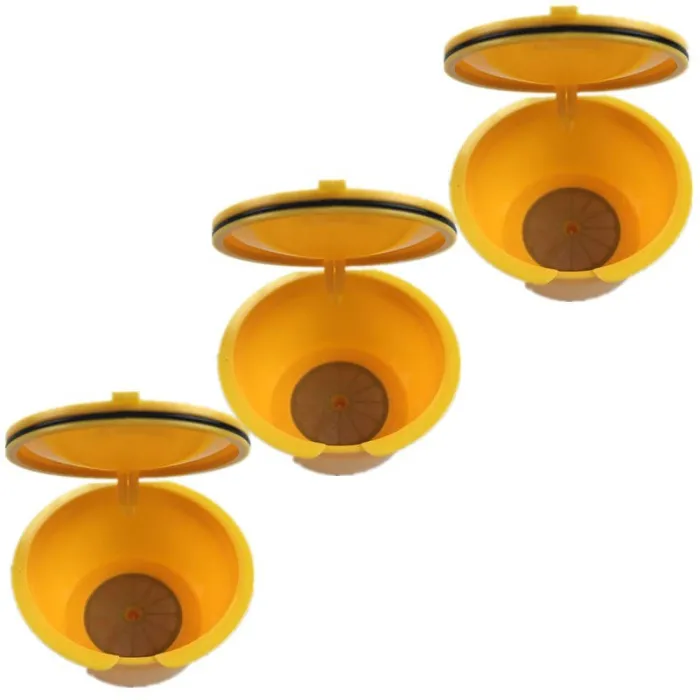Plastkaffekapsler - etterfyllbare - for Dolce Gusto - 3 stk