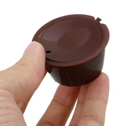 Capsule caffè in plastica - ricaricabili - per Dolce Gusto - 3 pezzi