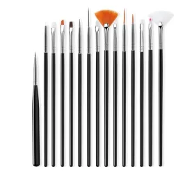 Nail art penslar - 15 stycken