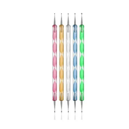 Nails dotting tools - 5 piecesNail brushes
