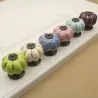 Keramisk møbelhåndtag - græskarformede knopper
