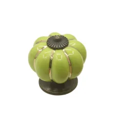 Ceramic furniture handle - pumpkin shaped knobsFurniture