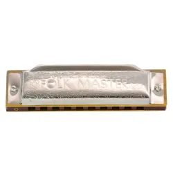 SUZUKI 1072 - harmonica argenté - 10 trous