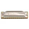 SUZUKI 1072 - harmonica argenté - 10 trous