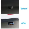 Universal car exhaust pipe - muffler - stainless steel - roasted blueExhaust mufflers