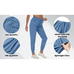 Klassieke broek - trekkoorden - zakken met ritssluiting - sneldrogendBroeken