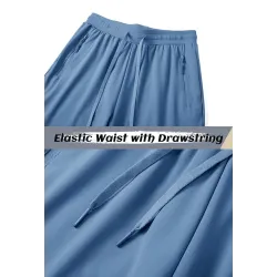 Calça clássica - cordões - bolsos com zíper - secagem rápida