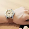 NAVIFORCE - relógio esportivo clássico - quartzo - pulseira de couro - à prova d'água