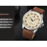 NAVIFORCE - montre de sport classique - quartz - bracelet cuir - étanche