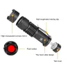 365NM - UV-lampe lys lommelykt - falske pengesjekker - flekkdetektor