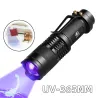 365NM - UV-lampe lys lommelykt - falske pengesjekker - flekkdetektor