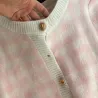 VestidosConjunto de cuadros de punto - falda - chaleco - cárdigan