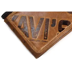 Vintage leather wallet - card / coin holder - large capacityWallets