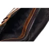 Skórzany portfel vintage - etui na karty / monety - duża pojemnośćPortfele