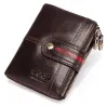 Vintage leather wallet - card / coin holder - large capacityWallets