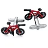 Bicicletta rossa - Gemelli in argento