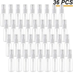 Gjenfyllbare flasker - tomme parfymebeholdere - med forstøver - 30ml - 36 stykker